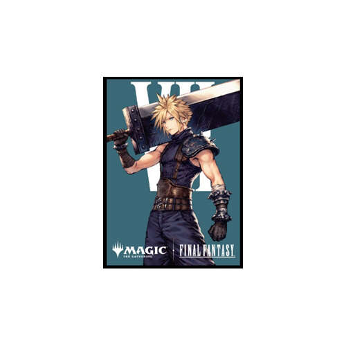 -PRE ORDER- MTG Final Fantasy Players Card Sleeve MFS-31 Character Borderless Edition Cloud, Ex-SOLDIER