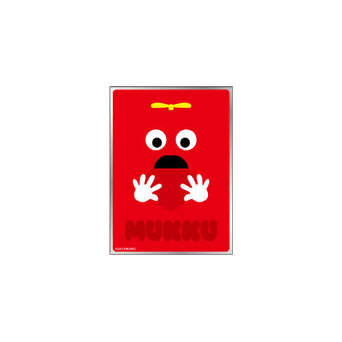 -PRE ORDER- Gachapin & Mukku Character Sleeve Mukku Face EN-1640