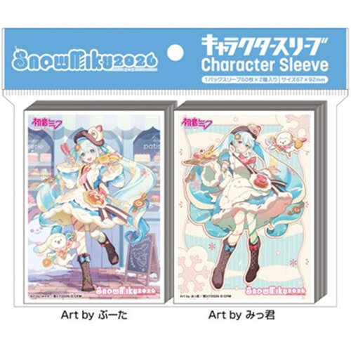 -PRE ORDER- SNOW MIKU 2026 Character Sleeve Set SNOW MIKU 2026 A EN-E019