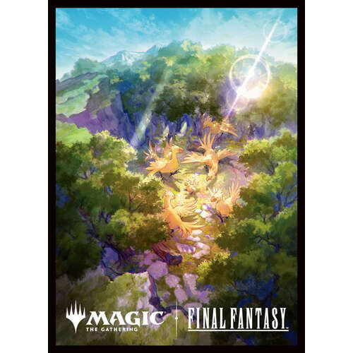 -PRE ORDER- MAGIC: The Gathering Final Fantasy Players Card Sleeve MFS-76 Chocobo Bundle Plains