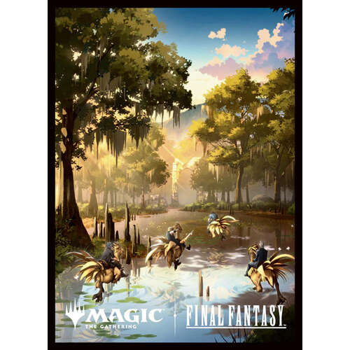 -PRE ORDER- MAGIC: The Gathering Final Fantasy Players Card Sleeve MFS-79 Chocobo Bundle Swamp