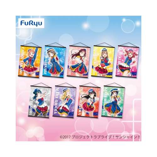 Love Live! Sunshine!! Happy Party Train Mini Tapestry