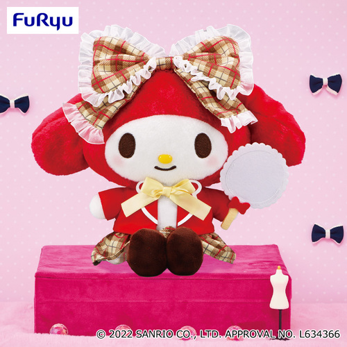 My Melody P-Style Oshigoto Uchiwa Plush