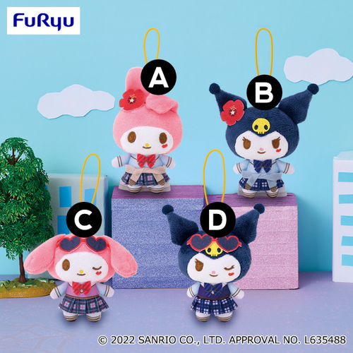 My Melody & Kuromi Heisei Gyaru Mascot Plush
