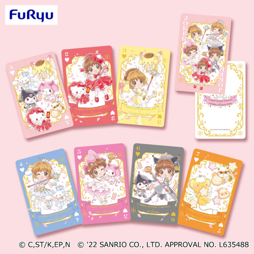Cardcaptor Sakura X Sanrio Characters Playing Cards