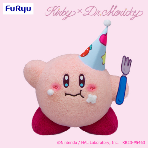 Kirby × Dr.Moricky Big Plush - Cake Party
