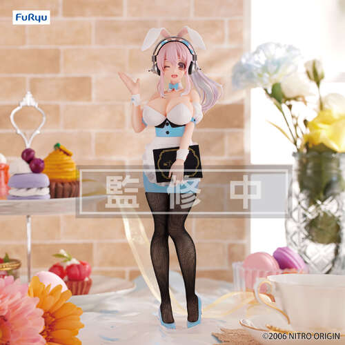-PRE ORDER- Super Sonico BiCute Bunnies Figure Waitress Light Blue Color Version