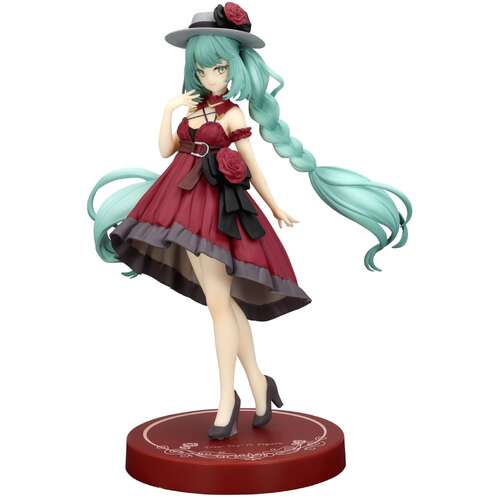-PRE ORDER- Hatsune Miku Trio Try It Figure Outing Dress Red Color Version