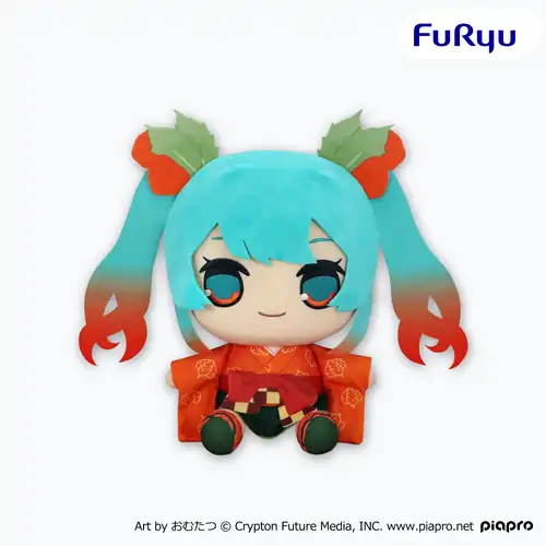 -PRE ORDER- Hatsune Miku Kyurumaru BIG Plush Flower Fairy Winter Cherry Ver.