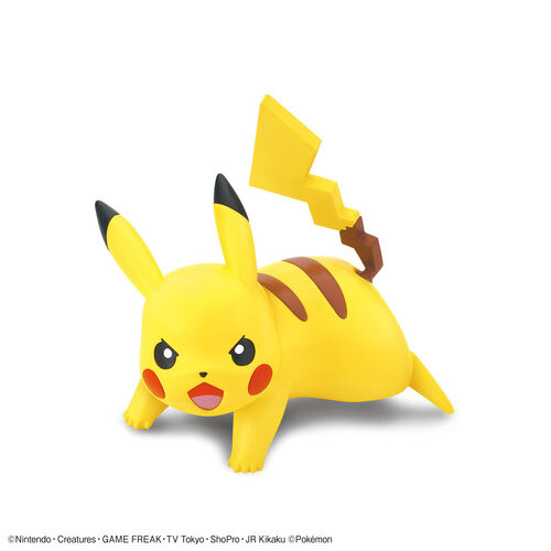 Pokemon Model Kit Quick!! 03 Pikachu (Battle Pose) [MODEL KIT]