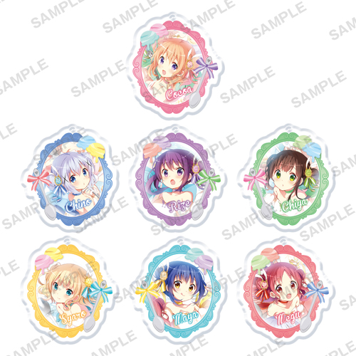 Is the Order a Rabbit? Bloom Acrylic Strap [GASHAPON]