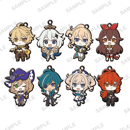 Genshin Impact Capsule Rubber Strap Vol. 1 [GASHAPON]