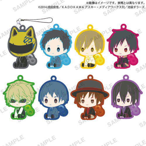 Durarara!!x2 Petatto Nejimaki Rubber Strap [GACHAPON]