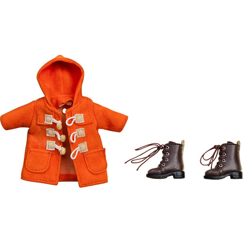 Nendoroid Doll Warm Clothing Set Boots & Duffle Coat (Orange)