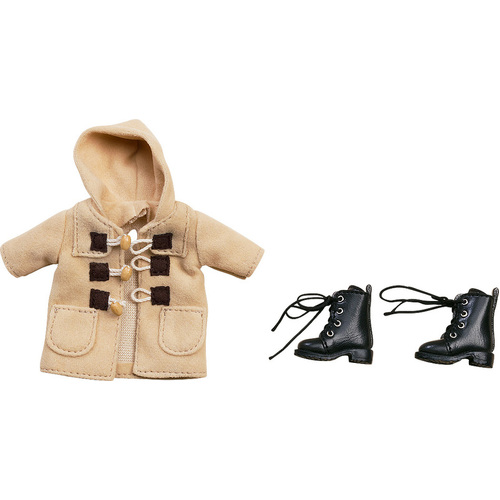 Nendoroid Doll Warm Clothing Set Boots & Duffle Coat (Beige)