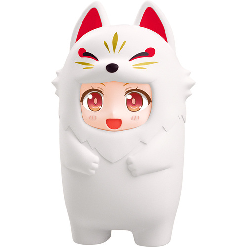 Nendoroid More Kigurumi Face Parts Case (White Kitsune)