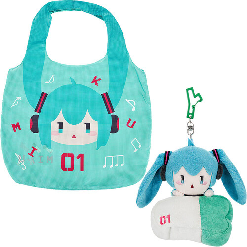 -PRE ORDER- Hatsune Miku Plushie Reusable Bag
