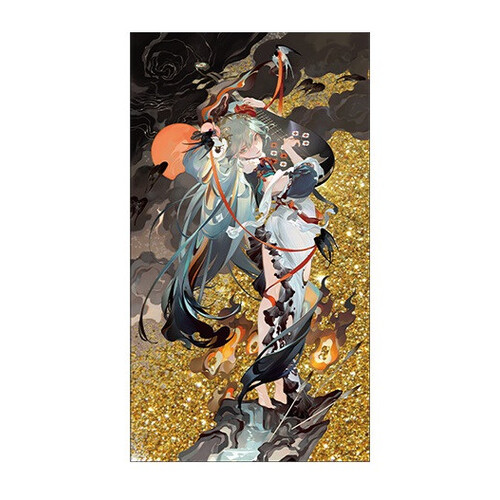 Hatsune Miku Glitter Acrylic Block Shimian Maifu Version