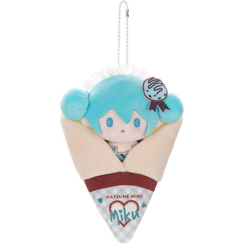 -PRE ORDER- Hatsune Miku Crepe Mascot Keychain A