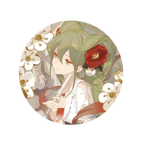 -PRE ORDER- Hatsune Miku Pinback Button Meihua Sannong Version