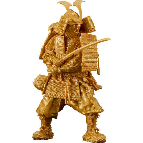 -PRE ORDER- Plamax Kamakura Period Armored Warrior Gold Color Edition 1/12 Scale [MODEL KIT]