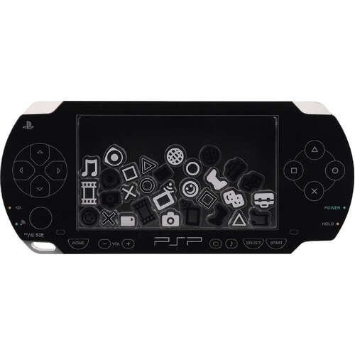 -PRE ORDER- PlayStation PSP Rattle Acrylic Stand Black Version