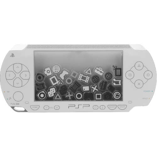 -PRE ORDER- PlayStation PSP Rattle Acrylic Stand White Version