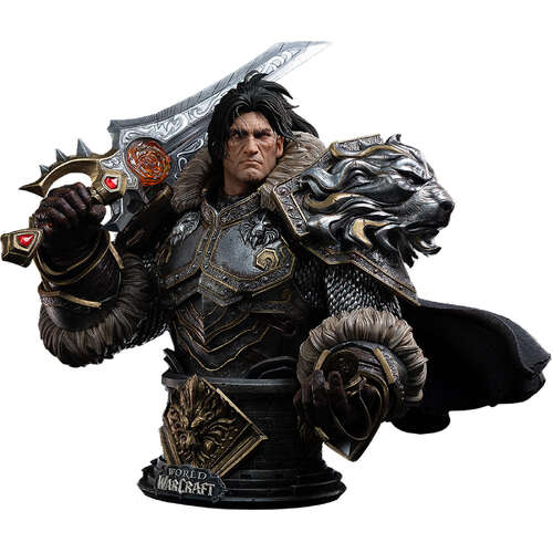 -PRE ORDER- Infinity Studio X Blizzard Varian Wrynn 1/3 Bust Model