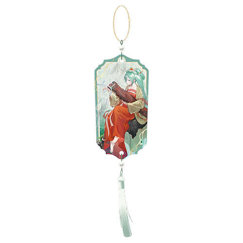 -PRE ORDER- Hatsune Miku Glitter Keychain Shikishi Gao Shan Liu Shui Version