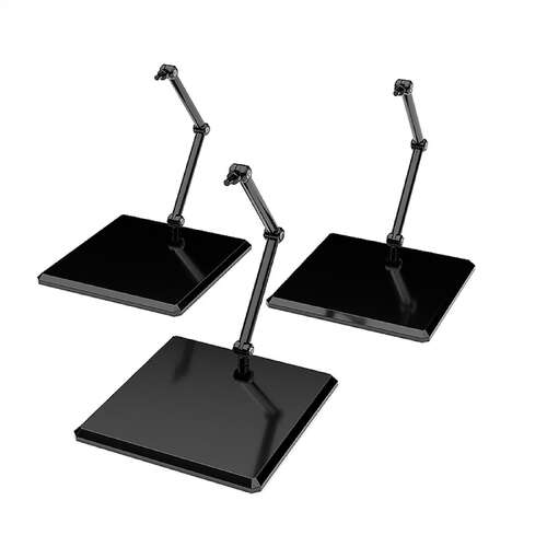 -PRE ORDER- The Simple Stand x3 Black For Figures & Models