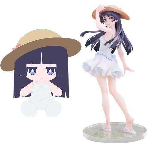 -PRE ORDER- Kuroneko (Ruri Goko) Shironeko Version Plushie Set 1/6 Scale