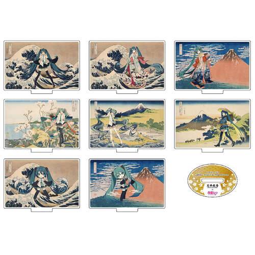 -PRE ORDER- Katsushika Hokusai x Hatune Miku Acrylic Stand