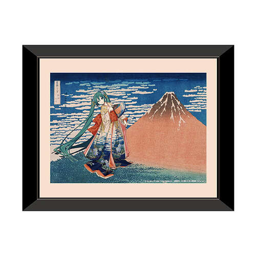 -PRE ORDER- Katsushika Hokusai x Hatune Miku Duplicate Key Frames Thirty-six Views of Mount Fuji Fine Wind Clear Morning