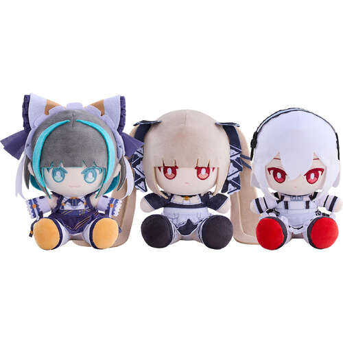 -PRE ORDER- Cheshire & Formidable & Sirius Punipuni Plushie Set