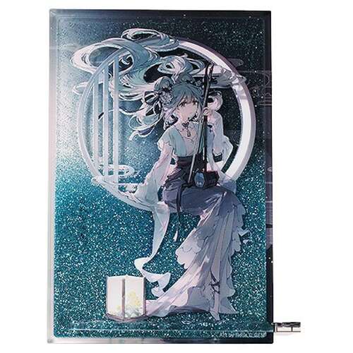 -PRE ORDER- Hatsune Miku Glitter Acrylic Block Han Gong Qiu Yue Version