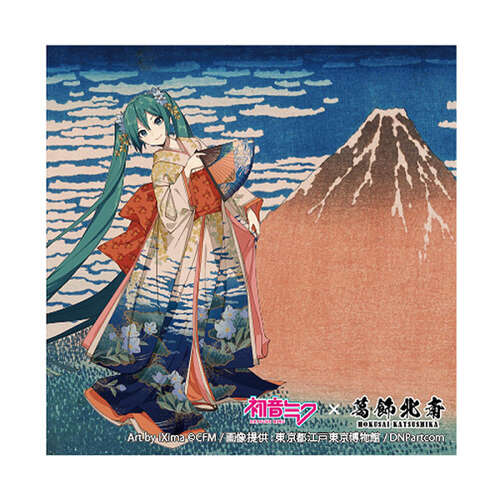 -PRE ORDER- Hatsune Miku Katsushika Hokusai iXima Sticker Fine Wind, Clear Morning
