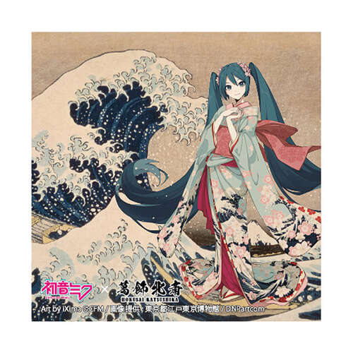 -PRE ORDER- Hatsune Miku Katsushika Hokusai iXima Sticker The Great Wave off Kanagawa (Kimono)