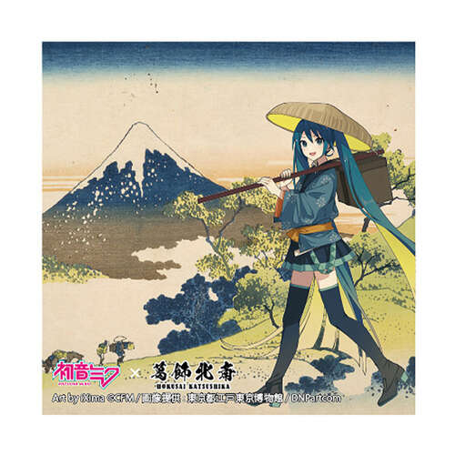 -PRE ORDER- Hatsune Miku Katsushika Hokusai iXima Sticker Inume Pass in Kai Province
