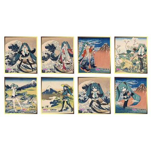 -PRE ORDER- Hatsune Miku Katsushika Hokusai iXima Shikishi [BLIND BOX]