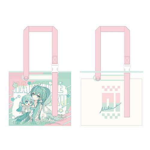 -PRE ORDER- Hatsune Miku Hug Series Clear Bag Flower Version