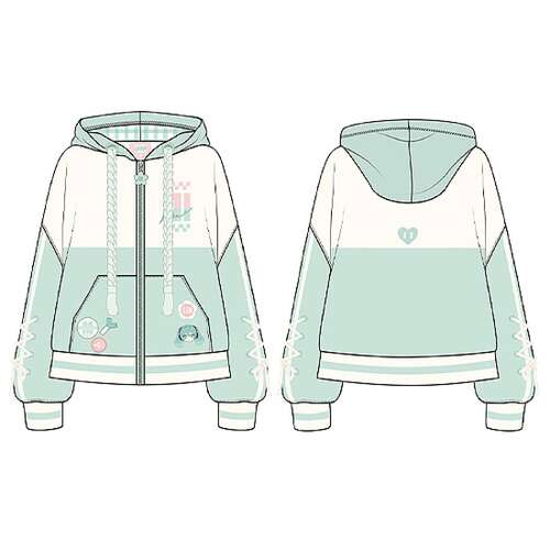 -PRE ORDER- Hatsune Miku Hug Series Hoodie Flower Version