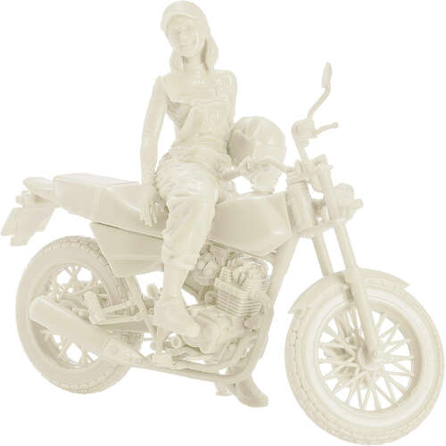 -PRE ORDER- PLAMAX MF-103 Riders Portrait Honda FTR 223 White 1/20 Scale [MODEL KIT]