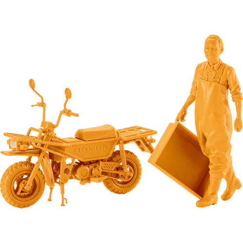 -PRE ORDER- PLAMAX MF-104 Riders Portrait Honda MOTRA Yellow 1/20 Scale [MODEL KIT]