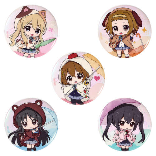 -PRE ORDER- K-ON! Fluffy Rain Series Collectible Pinback Button [BLIND BOX]