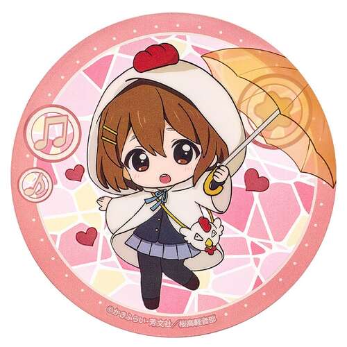 -PRE ORDER- Fluffy Rain Series Acrylic Coaster Yui Hirasawa