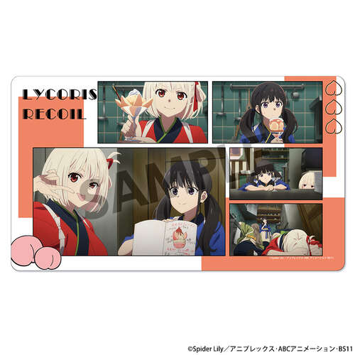 -PRE ORDER- Lycoris Recoil Rubber Mat Short Movie Episode 3 Scintillation of Genius Ver.
