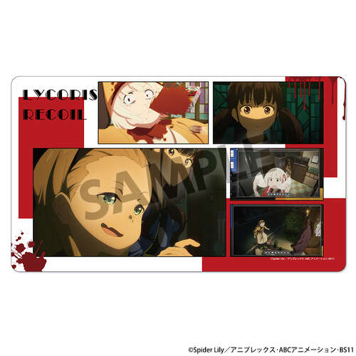 -PRE ORDER- Lycoris Recoil Rubber Mat Short Movie Episode 4 Watch Out! Ver.