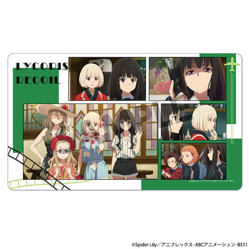 -PRE ORDER- Lycoris Recoil Rubber Mat Short Movie Episode 6 Brief Respite Ver.
