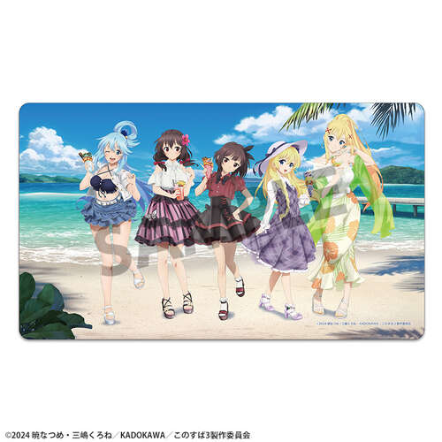 -PRE ORDER- Kono Subarashii Sekai ni Shukufuku wo! Original Illustration Rubber Mat Vacation Ver.
