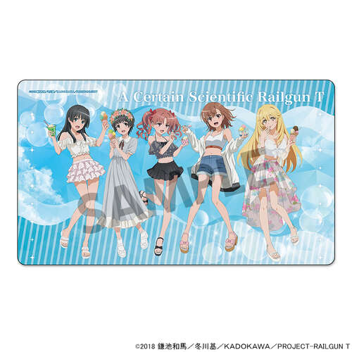 -PRE ORDER- A Certain Scientific Railgun T Original Illustration Rubber Mat Vacances Ver.